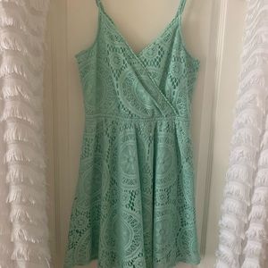 Teal dress